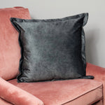 Luxury Grey Velvet Cushion Cover