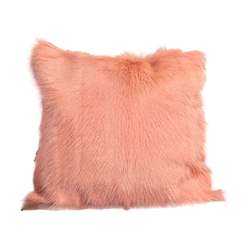 Pink Goatskin Cushion