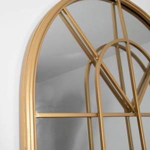 Gold Arched Rome Mirror