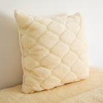 Cashmere Wool Pillow - Natural Shapes