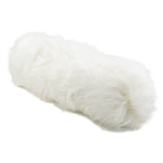 White Sheepskin Lumbar Cushion