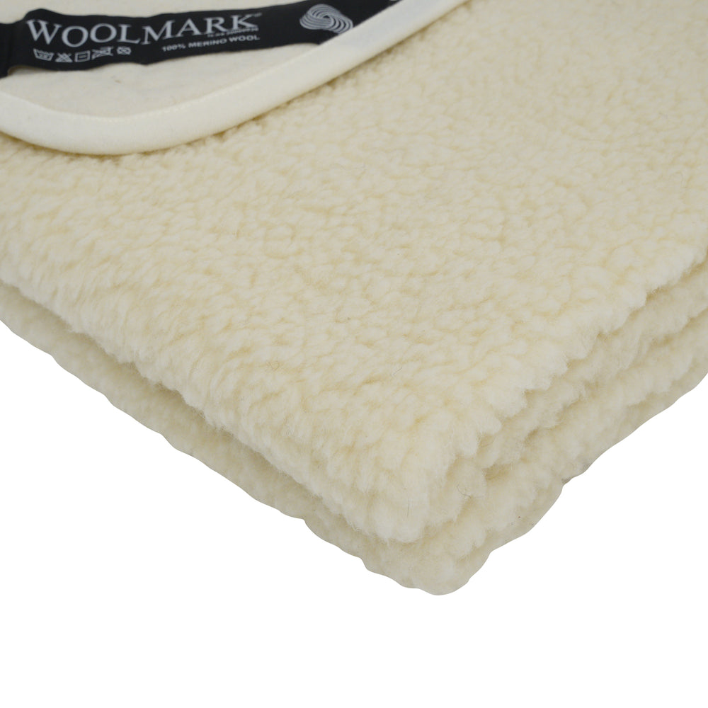 Merino Wool Mattress cover - Natural