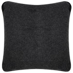 Merino Wool Pillow - Black