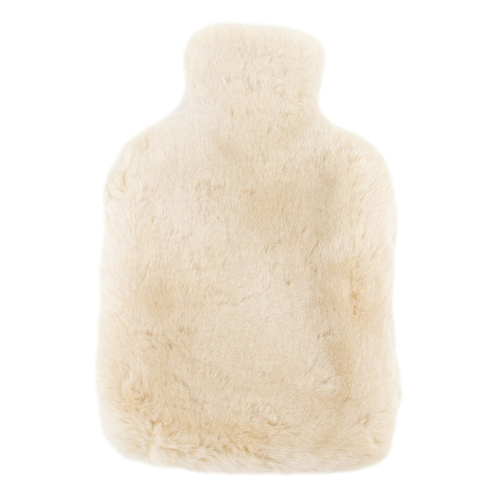 Beige Sheepskin Hot Water Bottle