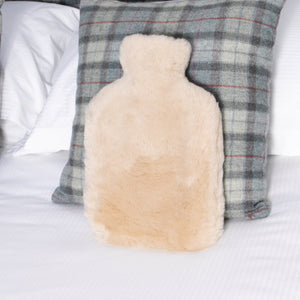 Beige Sheepskin Hot Water Bottle