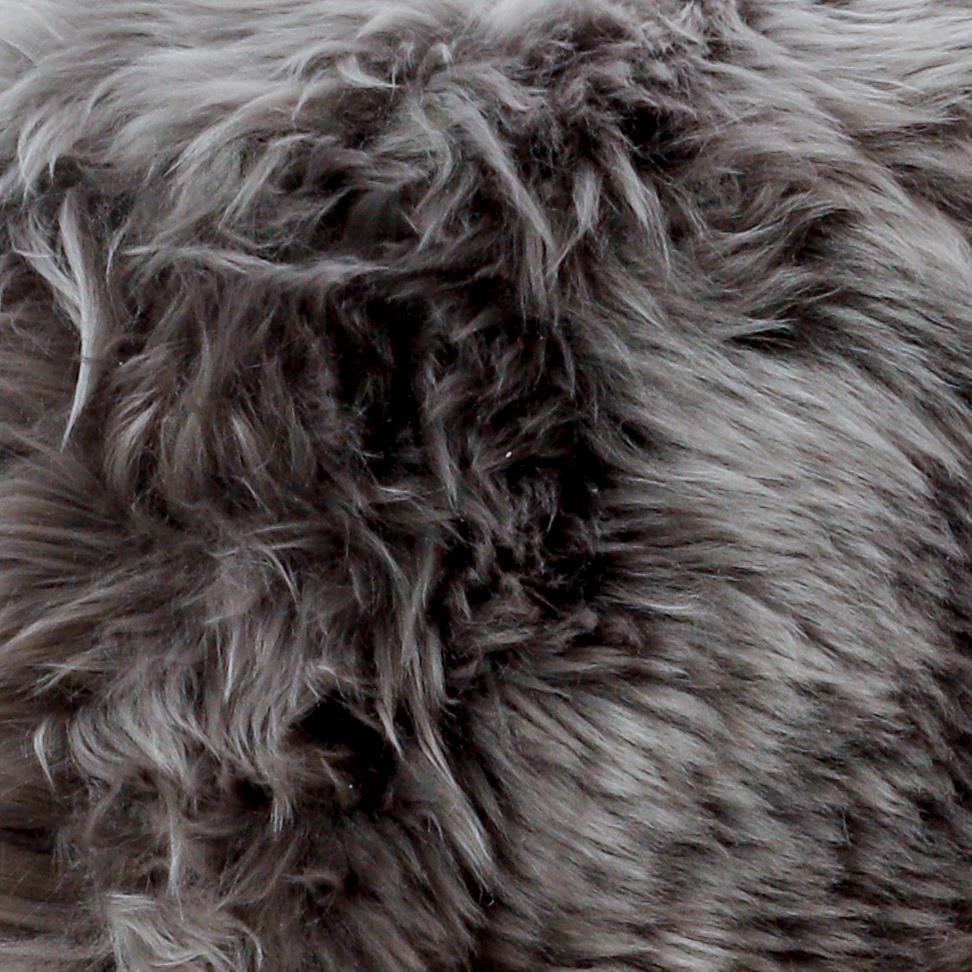 XXL Luxurious Grey Sheepskin Beanbag