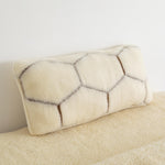 Cashmere Wool Pillow - Natural Hex