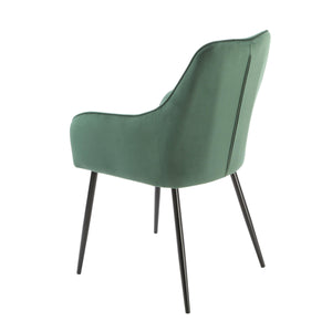Chesterfield Green Dining Chairs (set of 2)