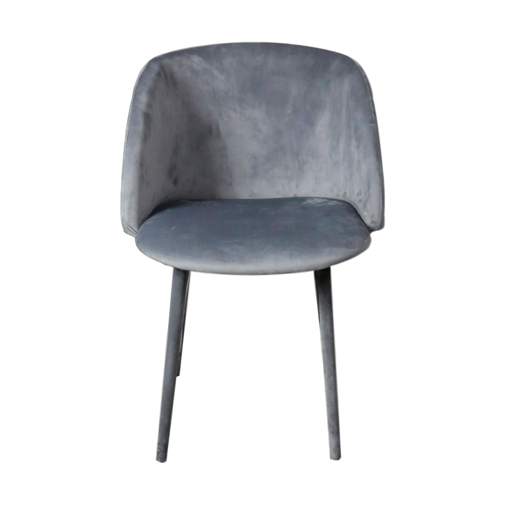 Velvet Covered Dining Chairs (set of 2)