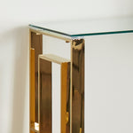 Milano Gold Console Table