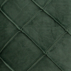 Diamond Green Velvet Cushion - Feather Filled