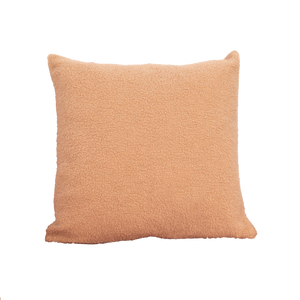 Light Brown Teddy Cushion - Feather Filled