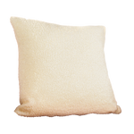 White Teddy Cushion - Feather Filled