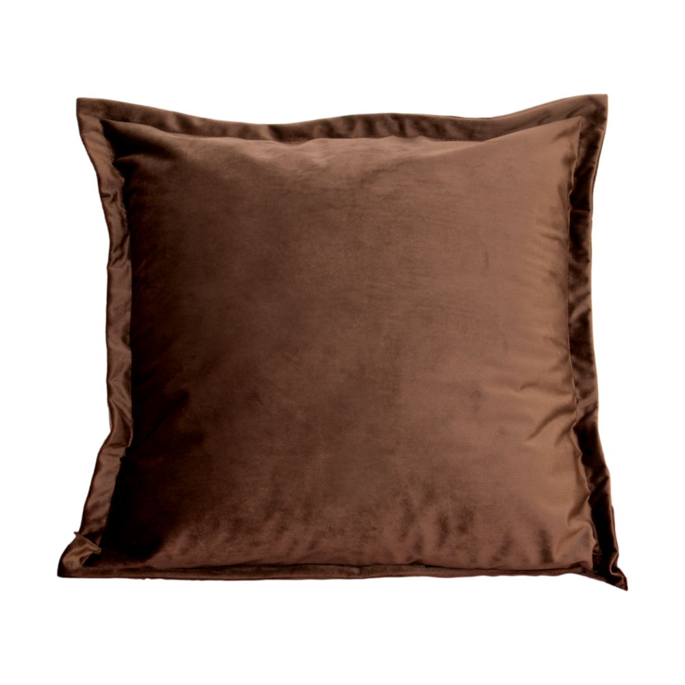 Brown Velvet Cushion Cover