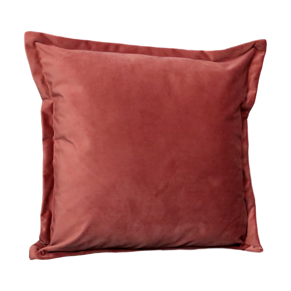 Rose velvet cushion best sale