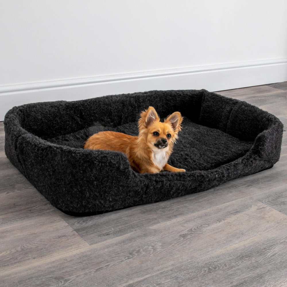 Merino Wool Pet Bed - Black