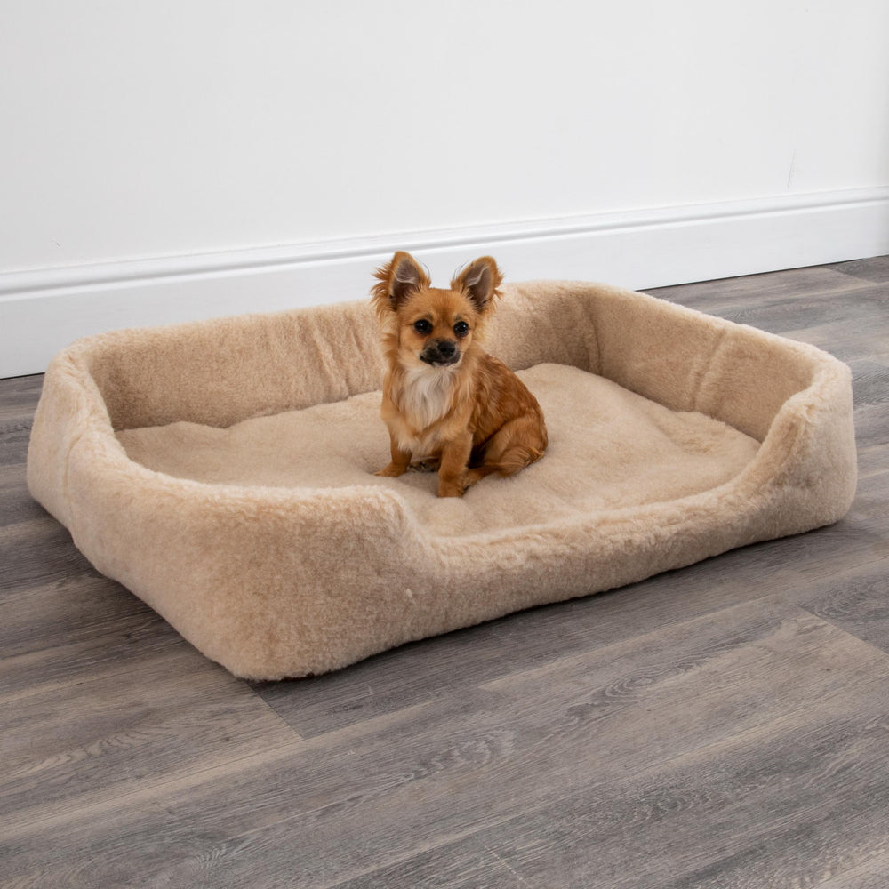 Merino Wool Pet Bed - Cappucino