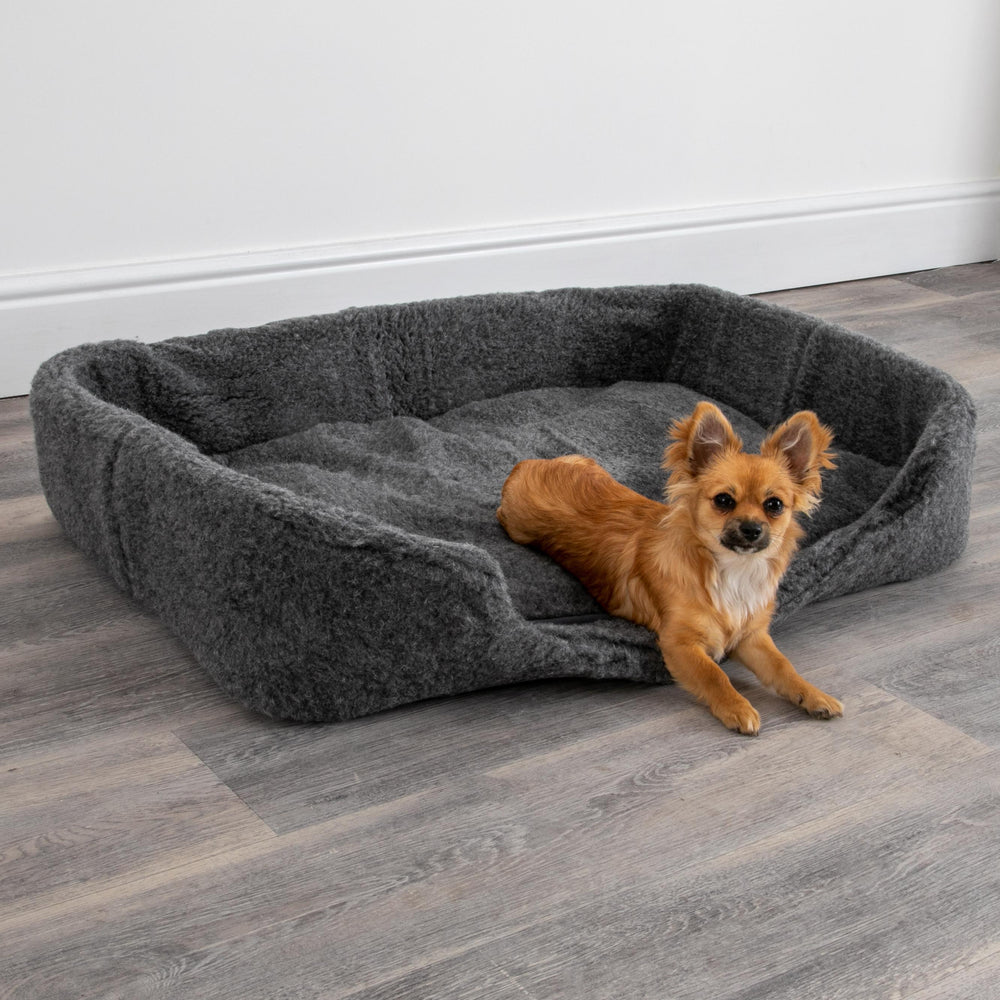 Merino Wool Pet Bed - Grey