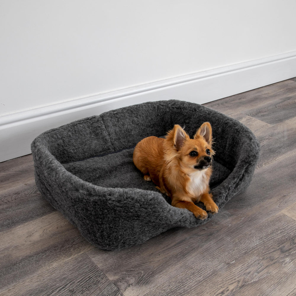 Merino Wool Pet Bed - Grey