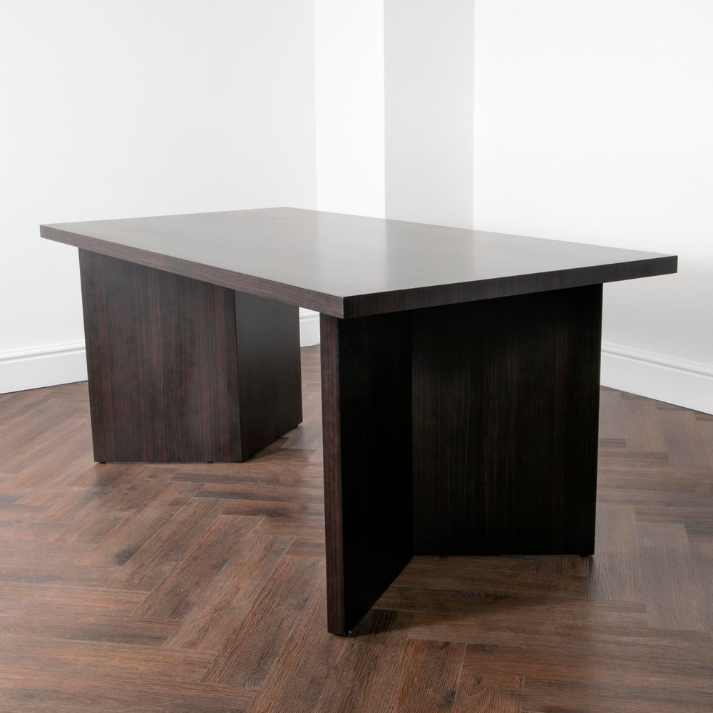 Espresso Walnut Ascot Dining Table with 4 Chairs