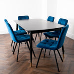 Walnut Cambridge Dining Table with 4 Chairs