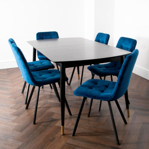 Walnut Cambridge Dining Table with 6 Chairs
