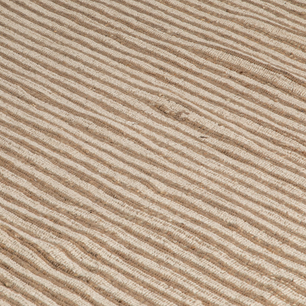 Striped Wool & Jute Rug (3 sizes)