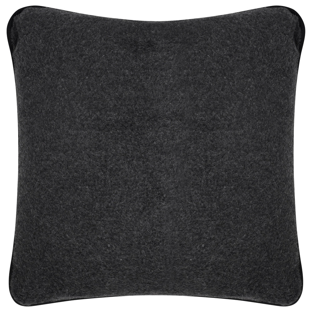 Merino Wool Pillow - Black