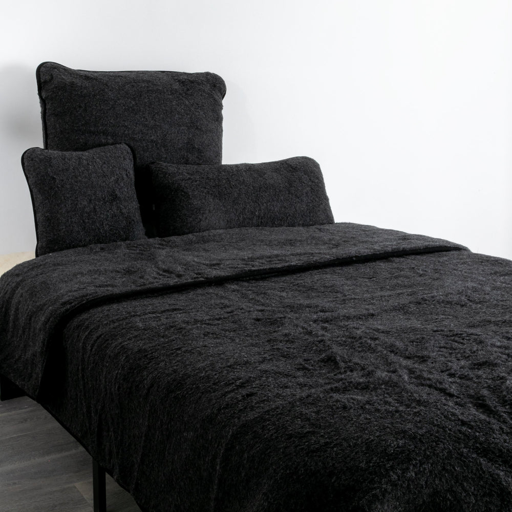 Merino Wool Quilt - Black