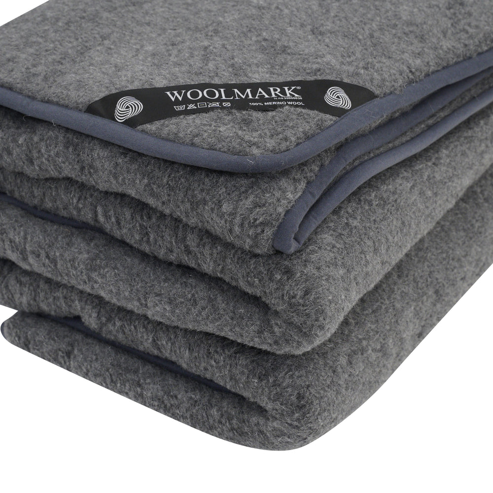 Merino Wool Quilt - Grey