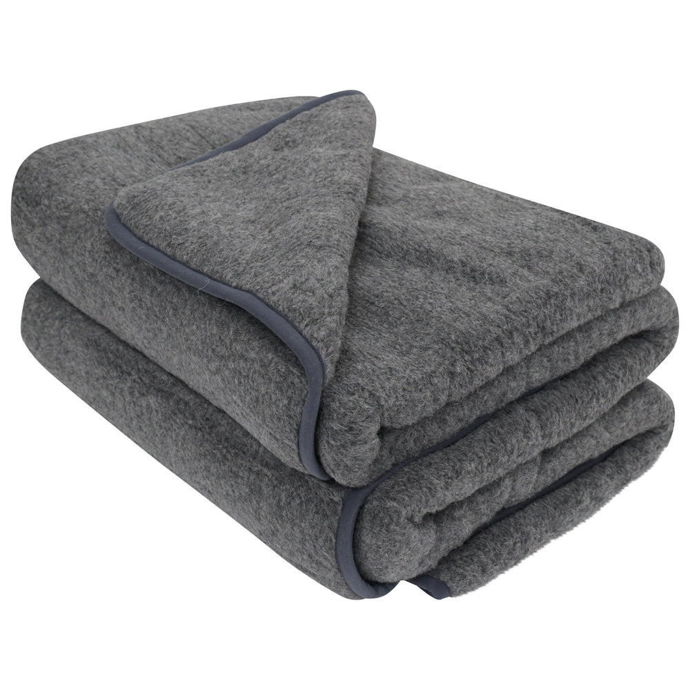 Merino Wool Quilt - Grey