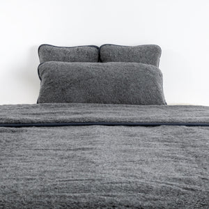 Merino Wool Quilt - Grey