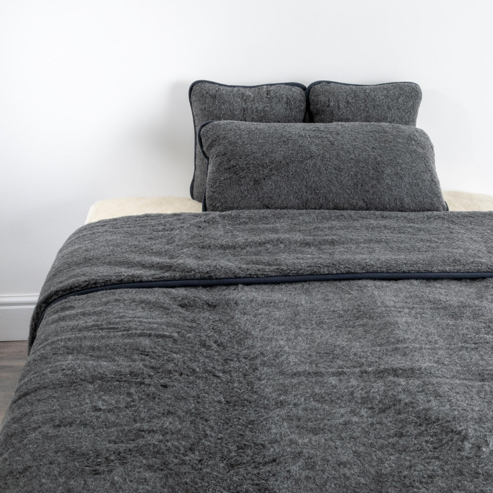 Merino Wool Quilt - Grey