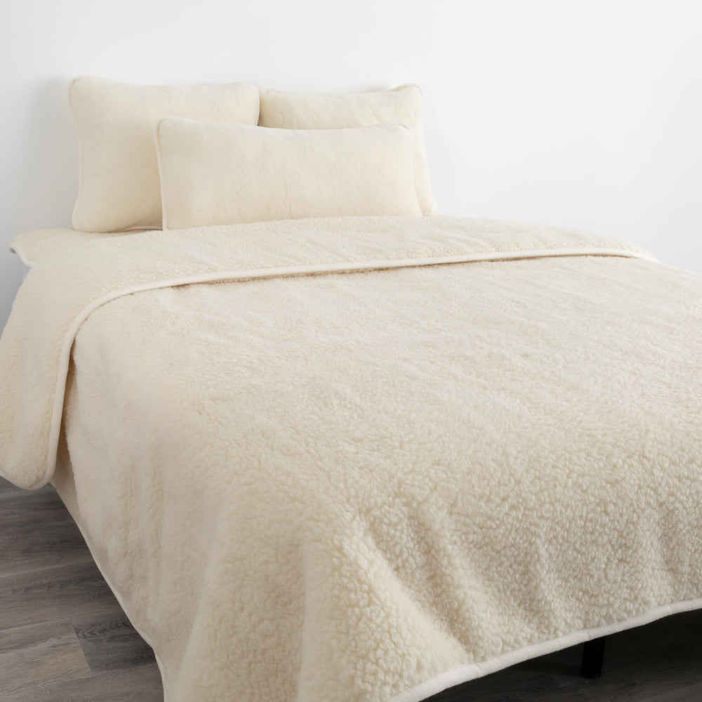 Merino Wool Quilt - Natural