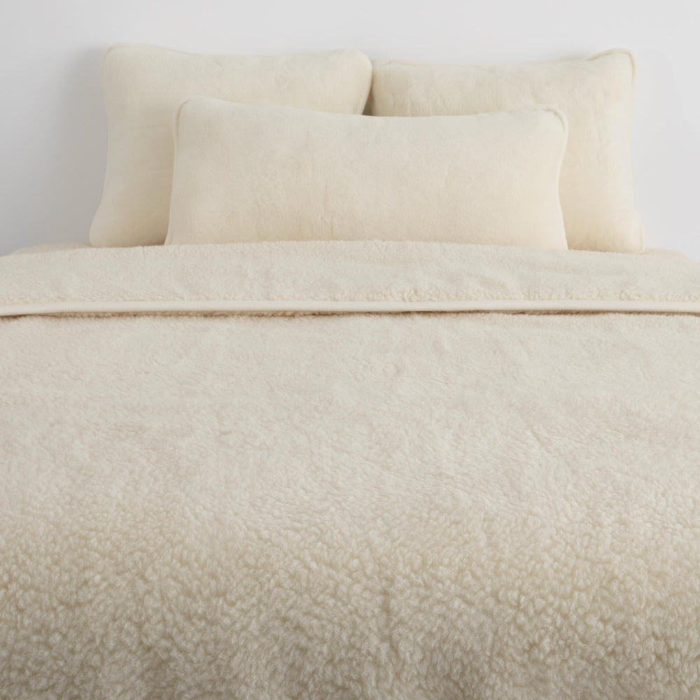 Merino Wool Quilt - Natural