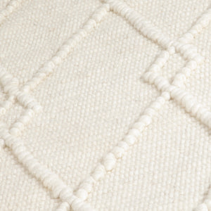 Cream Diamond Pattern Runner Rug (60 x 230cm)