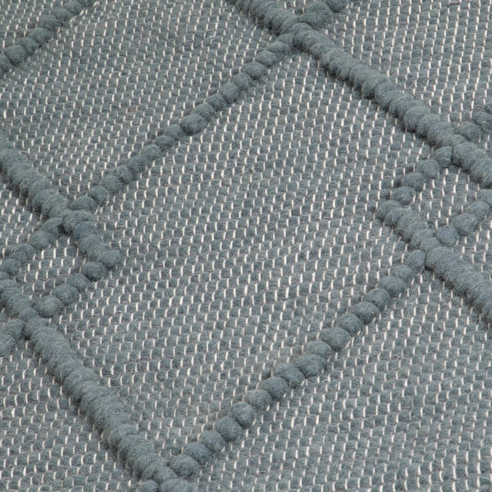 Grey Diamond Pattern Runner Rug (60 x 230cm)