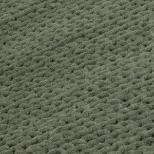 Green Knitted Runner Rug (60 x 230cm)
