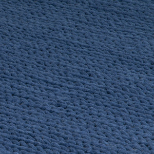 Navy Knitted Large Rug (3 sizes)