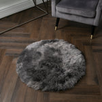 Grey Round Sheepskin - 70cm