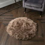 Light Brown Round Sheepskin - 70cm