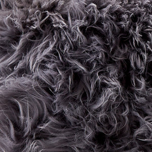 Grey Sheepskin Cushion