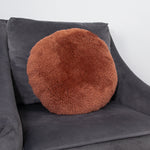 Coral Short Pile Sheepskin Cushion